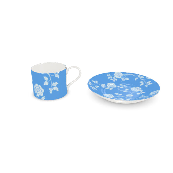 Hamlin Blue Floral Bone China