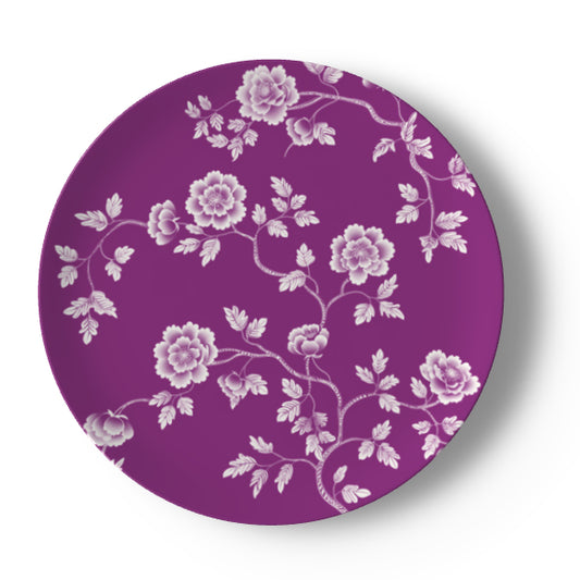 Hamlin Purple Floral Bone China