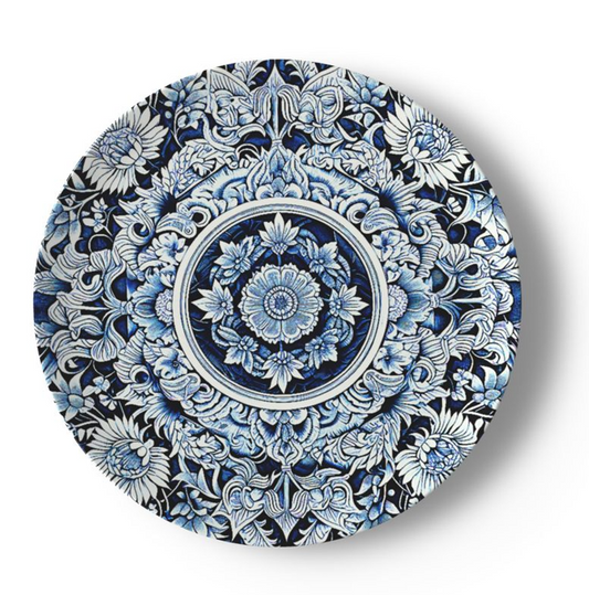 Astorbourne Medallion Blue Floral Bone China