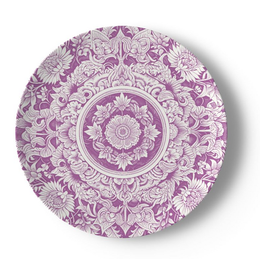 Astorbourne Medallion Lavender Floral Bone China